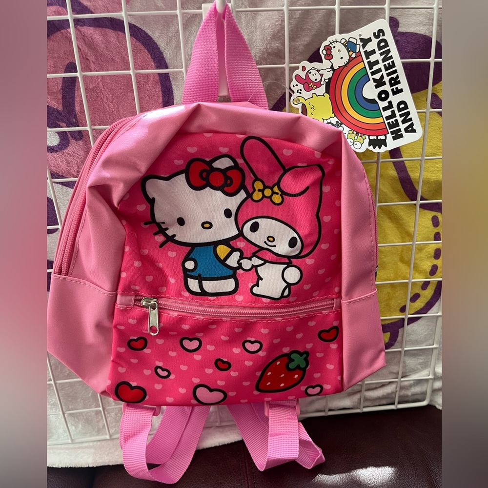 Hello Kitty and Friends (my melody) Pink Small Backpack NWT NEW